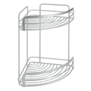 Metaltex Viva Hoekrek 2 Etages 30x20x20 cm Zilver