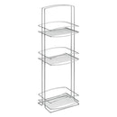 Metaltex Onda Rek 3 Etages 25x17x77 cm Zilver