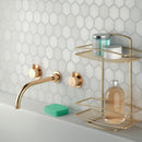 Metaltex Badkamerrek Onda 26x11x35 cm Goud