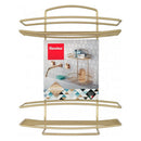 Metaltex Badkamerrek Onda 26x11x35 cm Goud