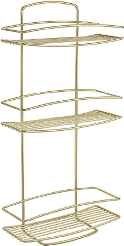 Metaltex Badkamerrek Onda 26x11x53 Cm Messing Goud