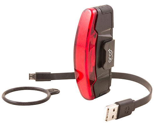 Achterlicht Spanninga Arco USB oplaadbaar