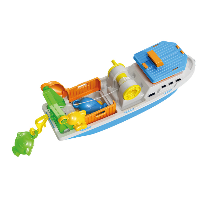Vissersboot + 3 Vormpjes 40 cm