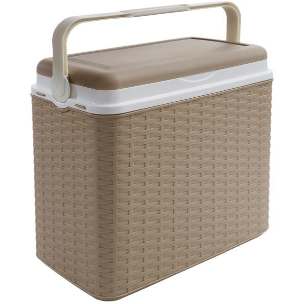 Koelbox Rotan Beige 24L