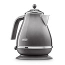 Delonghi KBOT2001.GY Icona Metallics Waterkoker 1.7L 2000W Grijs
