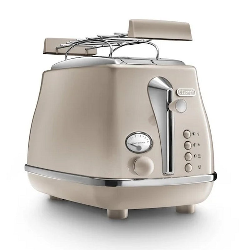 Delonghi CTOT2103.BG Icona Metallics Broodrooster 900W Beige