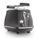 Delonghi CTOT2103.GY Icona Metallics Broodrooster 900W Grijs