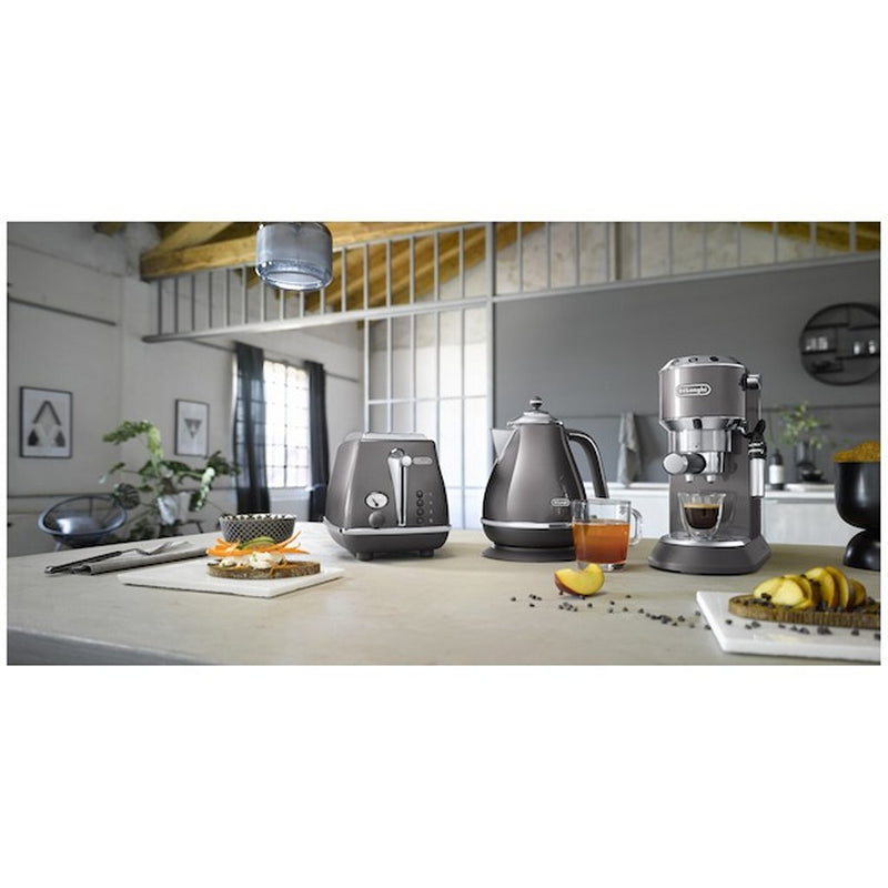 Delonghi CTOT2103.GY Icona Metallics Broodrooster 900W Grijs