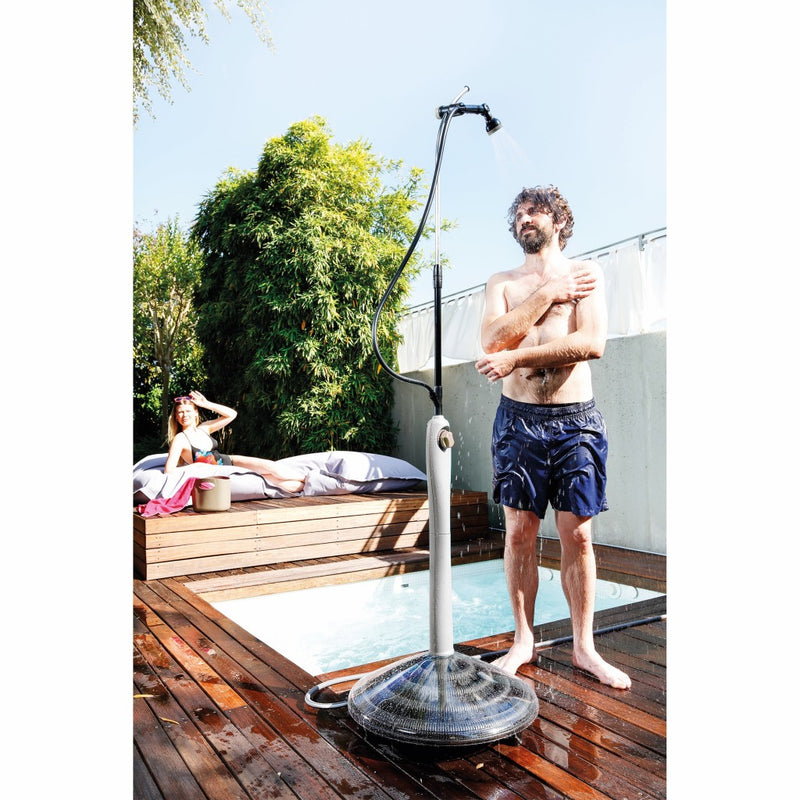 G.F. Garden Sunny Style Premium Solar Shower grijs