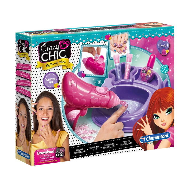 Clementoni Crazy Chic Glitternagels Maken