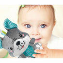 rammelaar Hond junior 25 cm pluche grijs/blauw