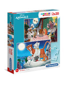 Clementoni Puzzel 2x20 stukjes Disney Animal Friends