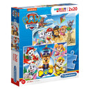 Clementoni SuperColor Puzzel Paw Patrol 2x20 Stukjes