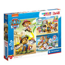 Clementoni Supercolor Puzzel Paw Patrol 3x48 Stukjes