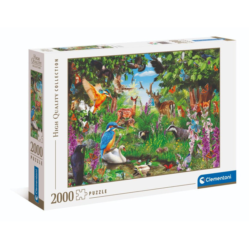 Clementoni High Quality Collection Puzzel Dierenbos 2000 Stukjes