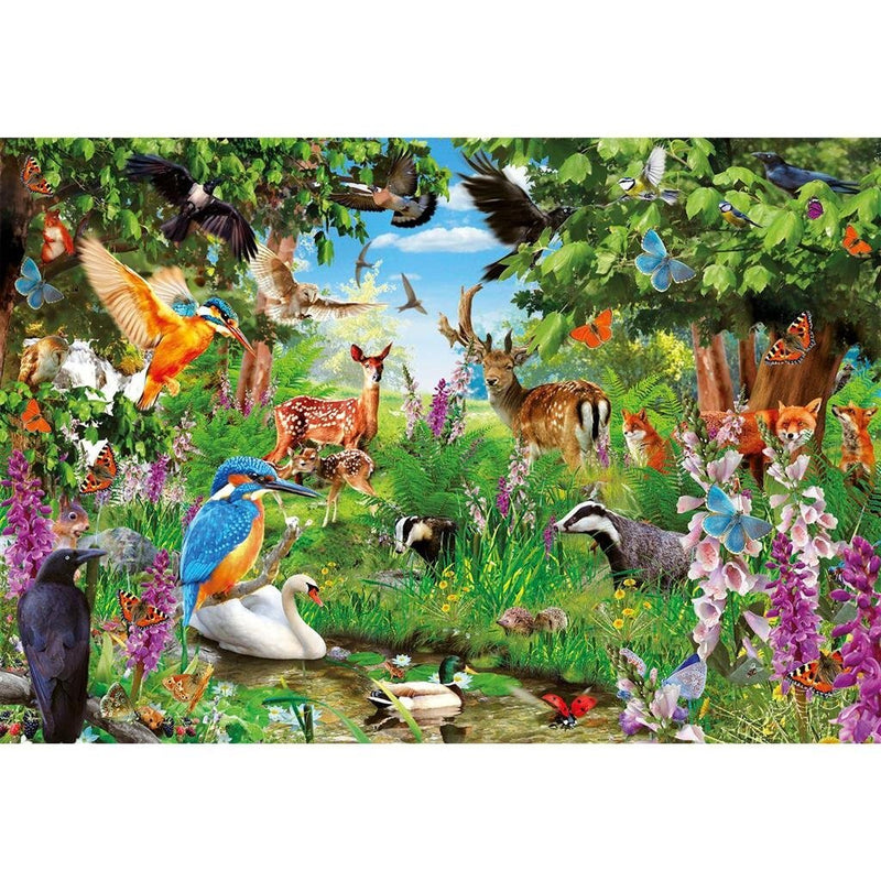 Clementoni High Quality Collection Puzzel Dierenbos 2000 Stukjes