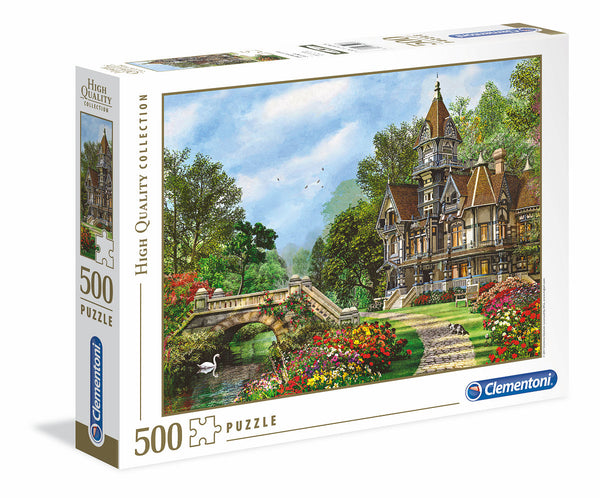 Clementoni Puzzel 500 stukjes Oud Waterweg Huisje