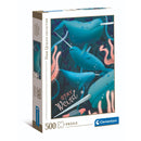 Clementoni High Quality Collection Puzzel Narwals 500 Stukjes