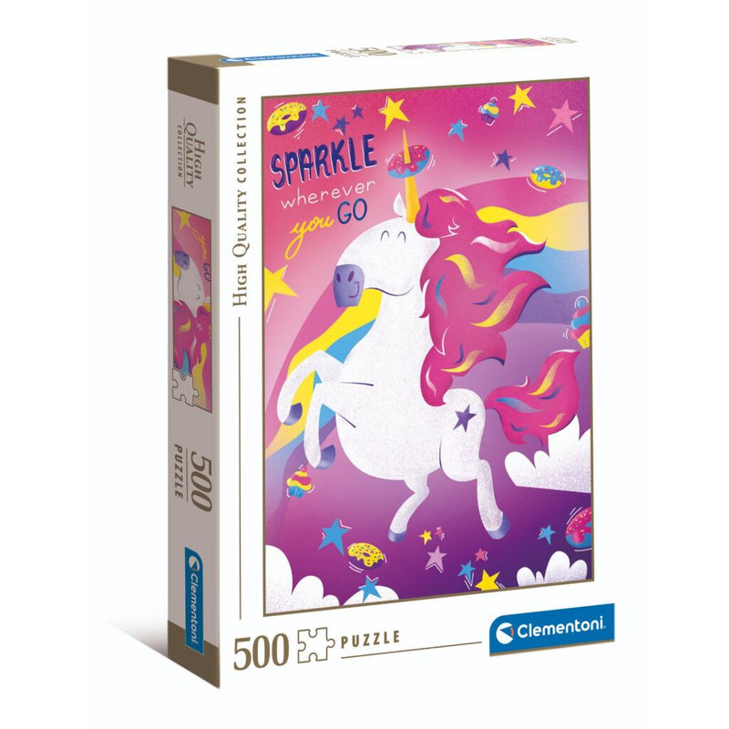 Clementoni High Quality Collection Puzzel Eenhoorn 500 Stukjes