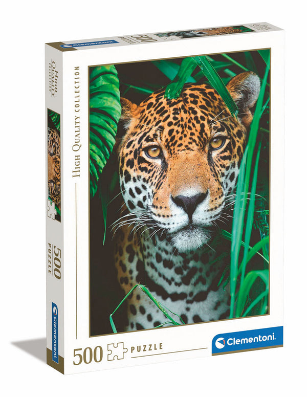 Clementoni Puzzel Jaguar in de Jungle, 500st.
