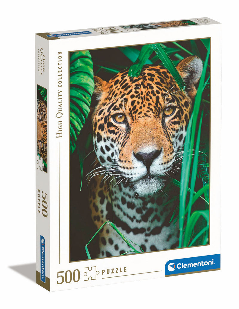 Clementoni Puzzel Jaguar in de Jungle, 500st.