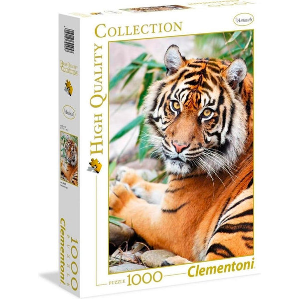Clementoni High Quality Collection Puzzel Sumatraanse Tijger 1000 Stukjes