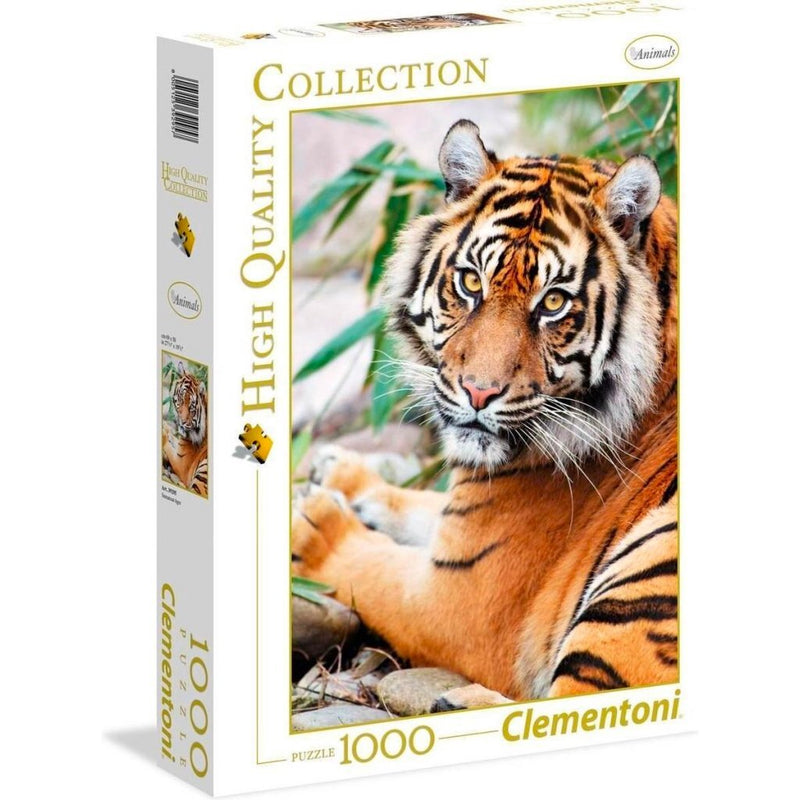 Clementoni High Quality Collection Puzzel Sumatraanse Tijger 1000 Stukjes