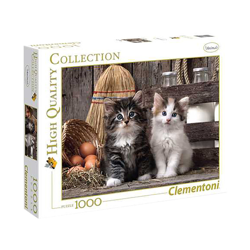 Clementoni Puzzel High Quality 1000 stukjes Lovely Kittens