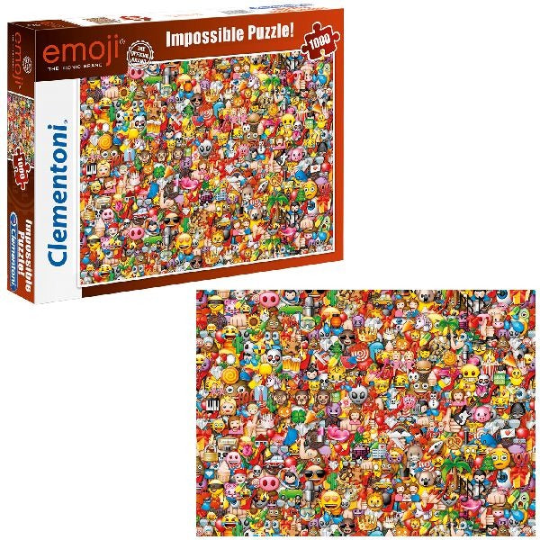 Clementoni Impossible Puzzel Emoji, 1000st.