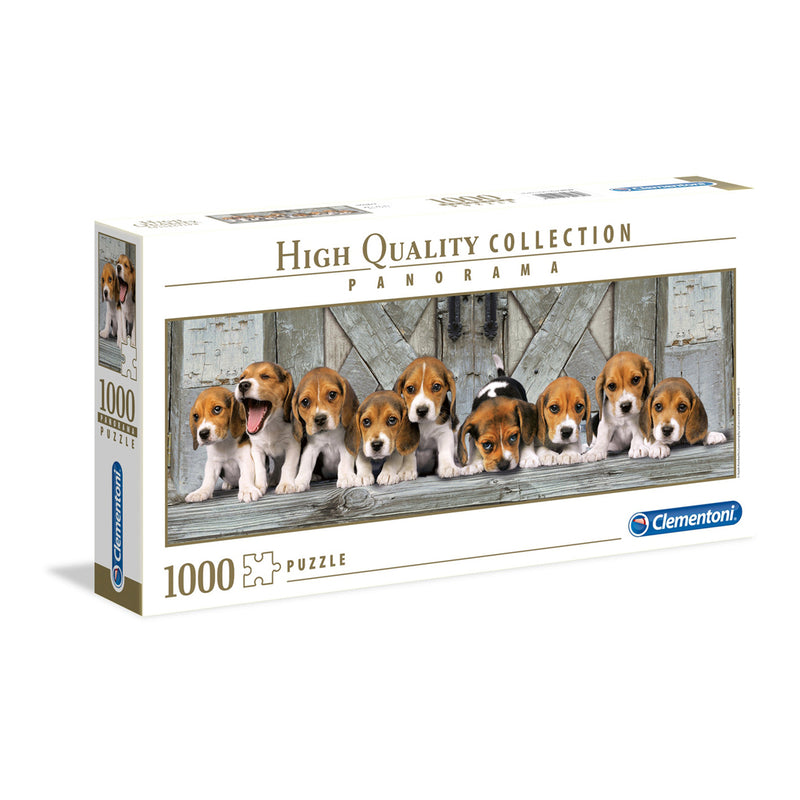 Clementoni Panorama Puzzel Beagles, 1000st.