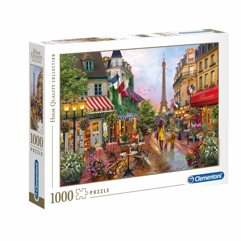 Clementoni High Quality Collection Puzzel Flowers in Paris 1000 Stukjes