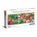 Clementoni High Quality Collection Panorama Puzzel Healthy Veggie 1000 Stukjes