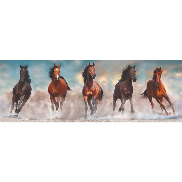 Clementoni Panorama Puzzel Paarden, 1000st.