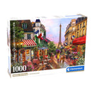 Clementoni High Quality Collection Puzzel Flowers in Paris 1000 Stukjes + Poster