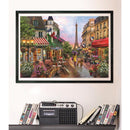 Clementoni High Quality Collection Puzzel Flowers in Paris 1000 Stukjes + Poster