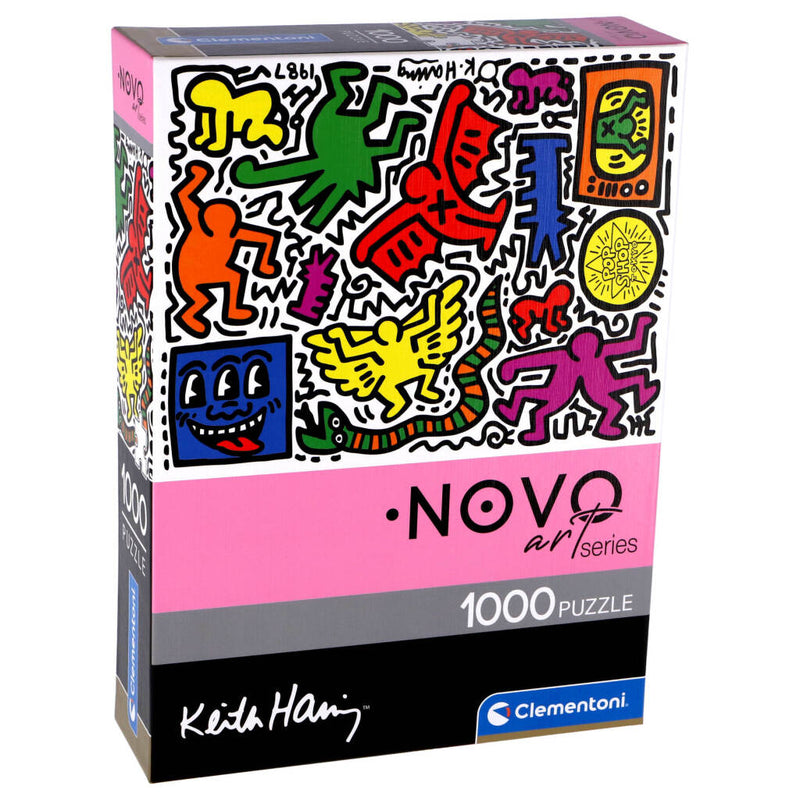 Clementoni NOVO Art Series Puzzel Keith Haring 1000 Stukjes + Poster