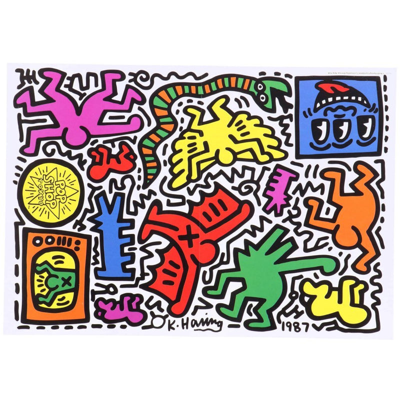 Clementoni NOVO Art Series Puzzel Keith Haring 1000 Stukjes + Poster