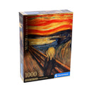 Clementoni Museum Collection Puzzel The Scream 1000 Stukjes + Poster