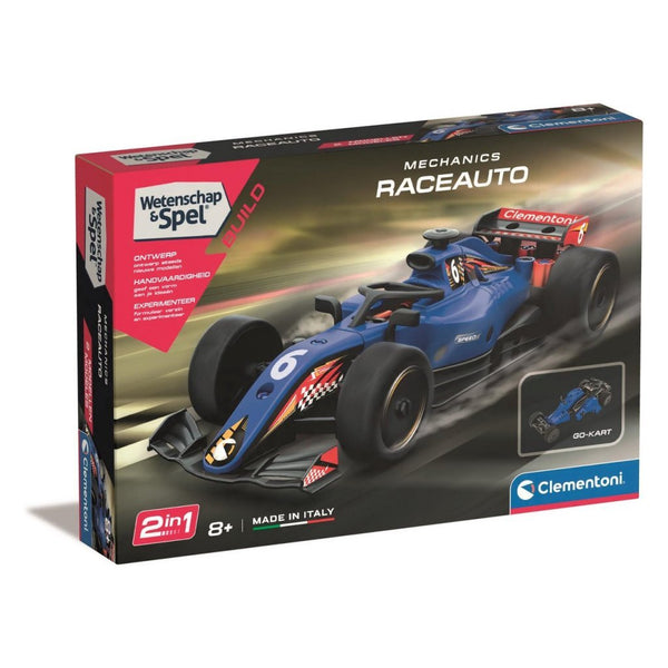 Clementoni Wetenschap en Spel - Mechanics Raceauto of Go Kart 2in1 Bouwset