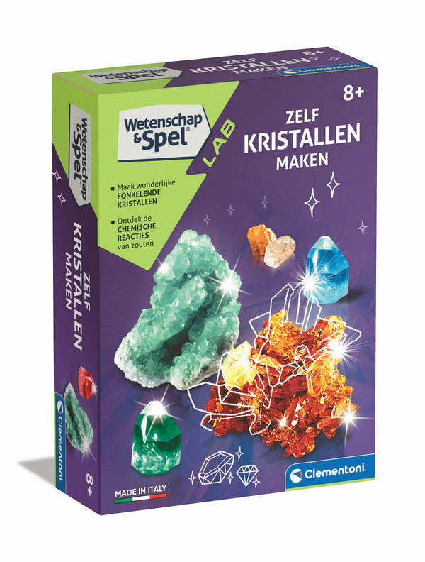 Clementoni Wetenschap en Spel - Zelf Kristallen Maken