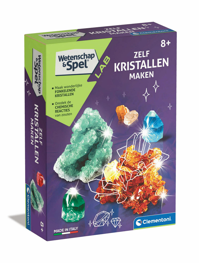 Clementoni Wetenschap en Spel - Zelf Kristallen Maken