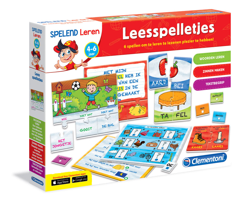 Clementoni Spelend Leren - Leesspelletjes