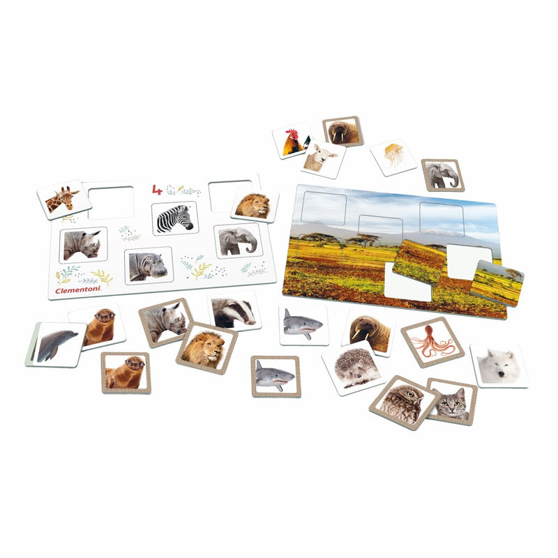 Clementoni Spelend Leren Waar Leven Ze?