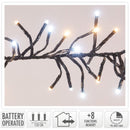 Clusterverlichting 192 led -  1.4m - two tone adorable - Batterij - Lichtfuncties - Geheugen - Time