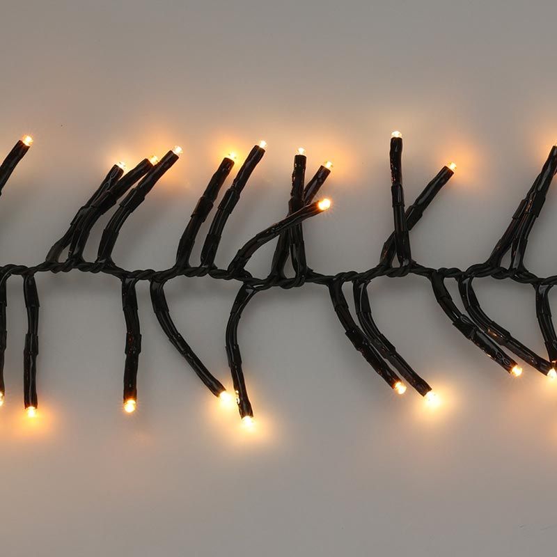 Clusterverlichting 192 led -  1.4m - two tone romantic - Batterij - Lichtfuncties - Geheugen - Time