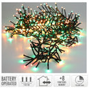 Clusterverlichting 192 led -  1.4m - three tone traditional - Batterij - Lichtfuncties - Geheugen -