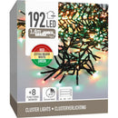 Clusterverlichting 192 led -  1.4m - three tone traditional - Batterij - Lichtfuncties - Geheugen -