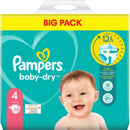 Pampers Baby Dry Maat 4 9-14 KG 70 Luiers