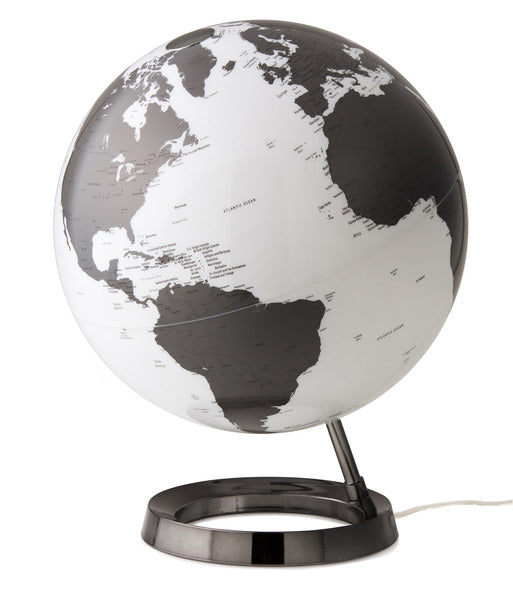 Atmosphere NR-0331F7NZ-GB Globe Bright Charcoal Diameter30cm Kunststof Voet Met Verlichting