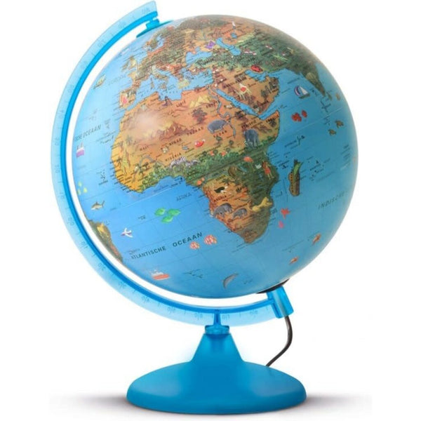 Arca Wereldbol + LED Verlichting 25 cm